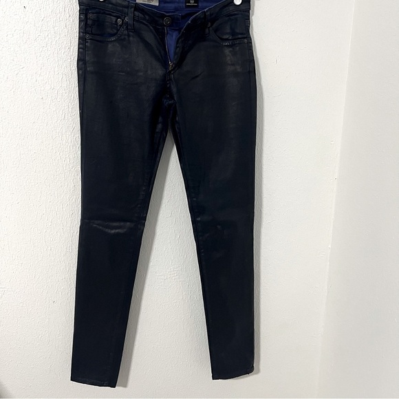 AG Adriano Goldschmied The Legging Super Skinny Leatherette 28R LSN1288 LTR-CBT - Picture 1 of 12